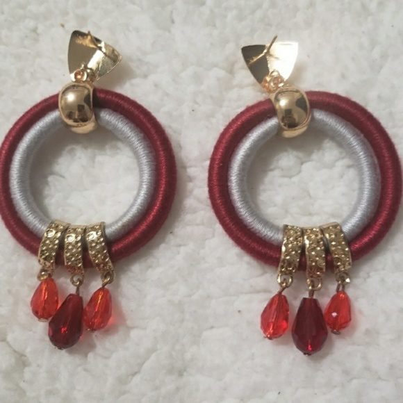 jullie jewelry Jewelry - Luxury  thread hoop Earrings